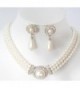 Elegant Strand Bridal Necklace Earring