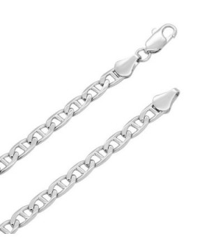 Rhodium Mariner Necklace Microfiber Polishing