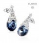 PLATO Earrings Swarovski Crystals Fashion