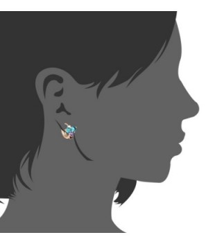 Romantic Time Fashion Diamond Earrings in Women's Hoop Earrings