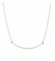 HONEYCAT Whisper Thin Curve Bar Necklace in Gold- Rose Gold- or Silver | Minimalist- Delicate Jewelry - CD12N0K0FEV