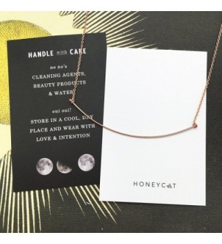 HONEYCAT Whisper Necklace Minimalist Delicate in Women's Chain Necklaces