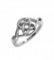 Stainless Steel Celtic Knot Love Promise Committment Ring (Size 5 - 10) - CB12FAFF61X