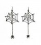 Katara Decor - Spider Web Earrings Rhinestone Halloween - CV12JBNC6NR