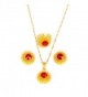 Jewelry Ethiopian Gold Earrings Pendant - Red - CQ184C2DNYW
