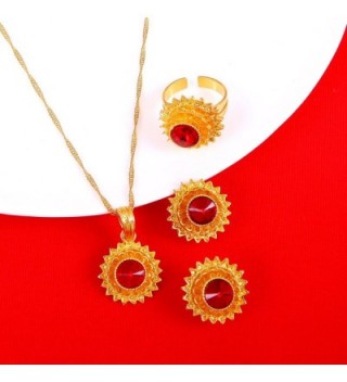 Jewelry Ethiopian Gold Earrings Pendant in Women's Jewelry Sets