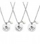 ZuoBao Sister Necklace Sisters Jewelry - 3pc Sister/Set - CQ187RD56HH