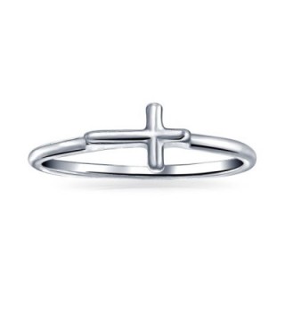 Religious Modern Stackable Sterling Silver