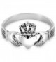 ELYA Stainless Steel Irish Claddagh