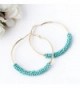 Earrings Plated Beaded Bohemian Turquoise