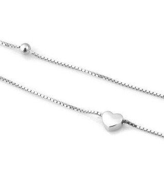 LovelyJewelry Sterling Anklets Bracelet Barefoot in Women's Anklets