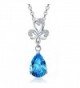 Sephla Jewelry Zirconia Earrings Necklace - Blue Necklace 2 - CC188DYUMLD