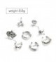 Earring Vintage Jewelry Silver Silver2 in Women's Stud Earrings