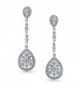 Bling Jewelry Teardrop Chandelier Earrings in Women's Drop & Dangle Earrings