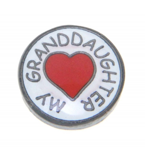 Heart My Granddaughter Floating Locket Charm - CH11CT2R5W5