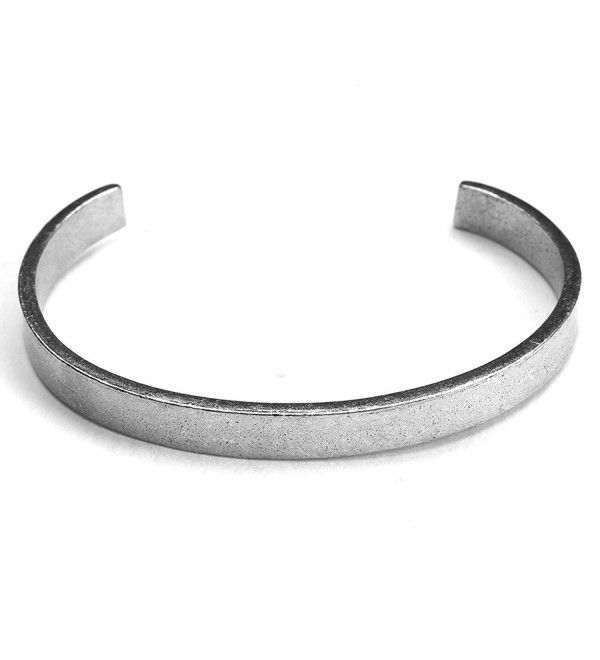 Women's Note To Self Inspirational Lead-Free Pewter Cuff Bracelet - Peace Comes Within - CT11Y7HGJWH