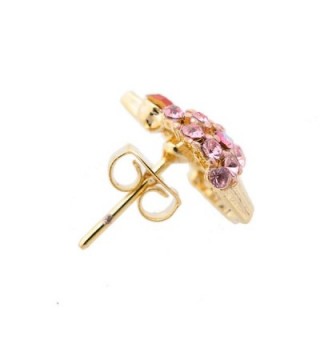 Spinningdaisy Crystal Cherry Cupcake Earrings in Women's Stud Earrings