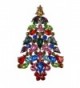 Bejeweled Christmas "Color Explosion" Rhinestone Tree Pin 116 - CX11RKEXUUD