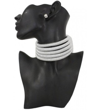Metallic Fashion Jewelry Necklace Earrings
