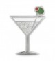 PinMart's Martini w/ Olive Fun Food Celebration Glitter Enamel Lapel Pin - CI184W4K4W5