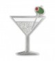 PinMart's Martini w/ Olive Fun Food Celebration Glitter Enamel Lapel Pin - CI184W4K4W5