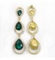 EVER FAITH Austrian Chandelier Gold Tone in Women's Drop & Dangle Earrings