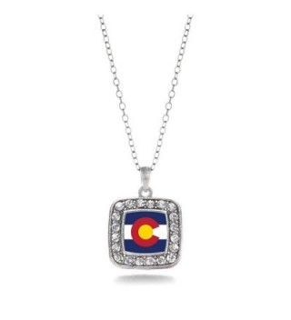 Colorado Flag Charm Necklace - CZ11V7TXTZ3