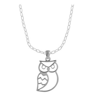 Boma Sterling Silver Owl Necklace- 16 inches - CP119HXZF5N