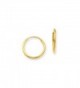 1.25mm Endless Hoop Earrings in Genuine 14k Yellow Gold - 13 to 73mm - CT17YLZUAST