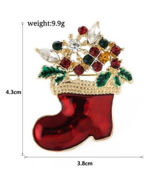 Christmas Brooch Holiday christmas stocking