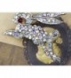 Alilang Silvery Iridescent Rhinestones Rabbit