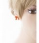Fashion Crystal Ribbon Earrings Orange in Women's Stud Earrings