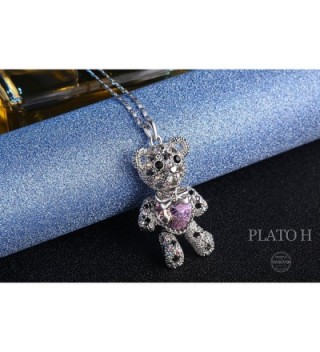 PLATO Lovely Neckalce Necklace Swarovski in Women's Pendants