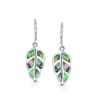 Bling Jewelry Abalone Leverback Earrings in Women's Drop & Dangle Earrings