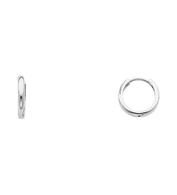 14k Yellow OR White Gold 1.5mm Thickness Huggie Earrings (8 x 8 mm) - CN12FI3X129
