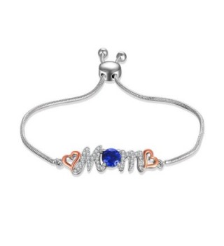 Caperci Adjustable Sterling Bracelet Sapphire - CJ185LGI8X0