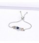 Caperci Adjustable Sterling Bracelet Sapphire