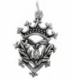 Corinna-Maria 925 Sterling Silver Scottish Thistle Luckenbooth Charm - C211618OWX3