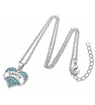 Silver Crystal Shaped Pendant Necklace