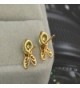 YAZILIND Charming Butterfly Zirconia Earrings