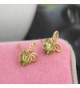 YAZILIND Charming Butterfly Zirconia Earrings in Women's Stud Earrings