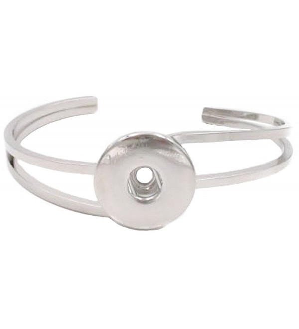 Ginger Snap Bypass Interchangeable Bangle Bracelet - C2188ORGXTT