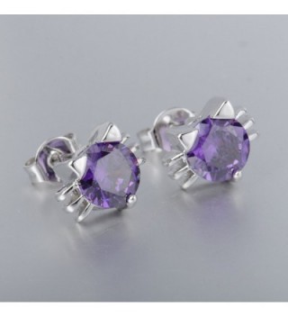 Zirconia Earrings Diamond Sterling Everydays in Women's Stud Earrings