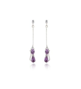 YAZILIND Charming Zirconia Elegant Earrings