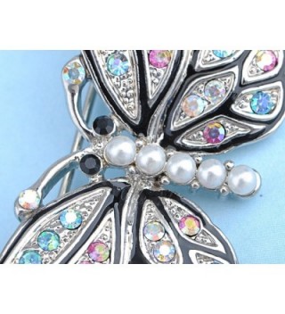 Mosaic Multicolor Crystal Rhinestone Butterfly