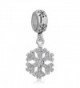 LovelyCharms Sterling Snowflake Pandora Bracelets