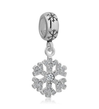 LovelyCharms Sterling Snowflake Pandora Bracelets