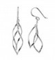 Sterling Silver Double Elongated Earrings in Women's Drop & Dangle Earrings