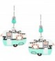 Sienna Sky UV-Printed Aqua Travel Trailer Earrings 2009 - CM12O20OAW1