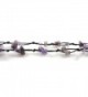 Amethyst Beautiful Centimeters Handmade JB 0127A in Women's Anklets